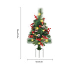 Solar Christmas Tree Garden Stake Lights Outdoor Christmas Tree Lighted Yard Decorations