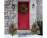Solar Christmas Tree Garden Stake Lights Outdoor Christmas Tree Lighted Yard Decorations