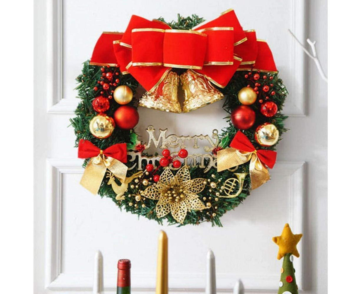Creative Christmas Door Wreath Christmas Garland Wreaths 30cm