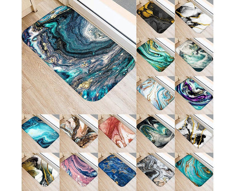 Color Palette Kitchen Hallway Mat Entrance Rug Floor Non-slip Bathroom Carpet