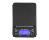 3KG/0.1g Digital Kitchen Food Scale Drip Coffee Weighing with Timer (Bluish Violet Backlight)