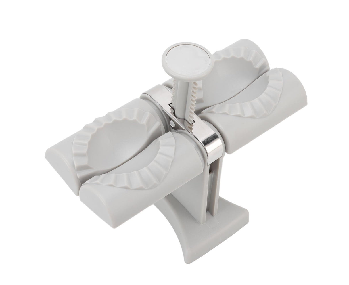 Dumpling Mold Machine Automatic ABS and Stainless Steel Double Head Dumpling Maker for Home Kitchen