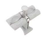 Dumpling Mold Machine Automatic ABS and Stainless Steel Double Head Dumpling Maker for Home Kitchen