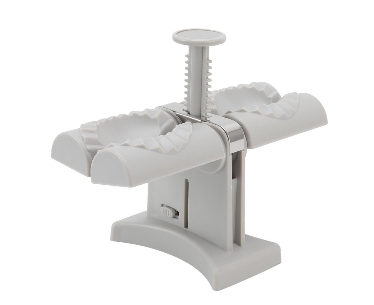 Dumpling Mold Machine Automatic ABS and Stainless Steel Double Head Dumpling Maker for Home Kitchen