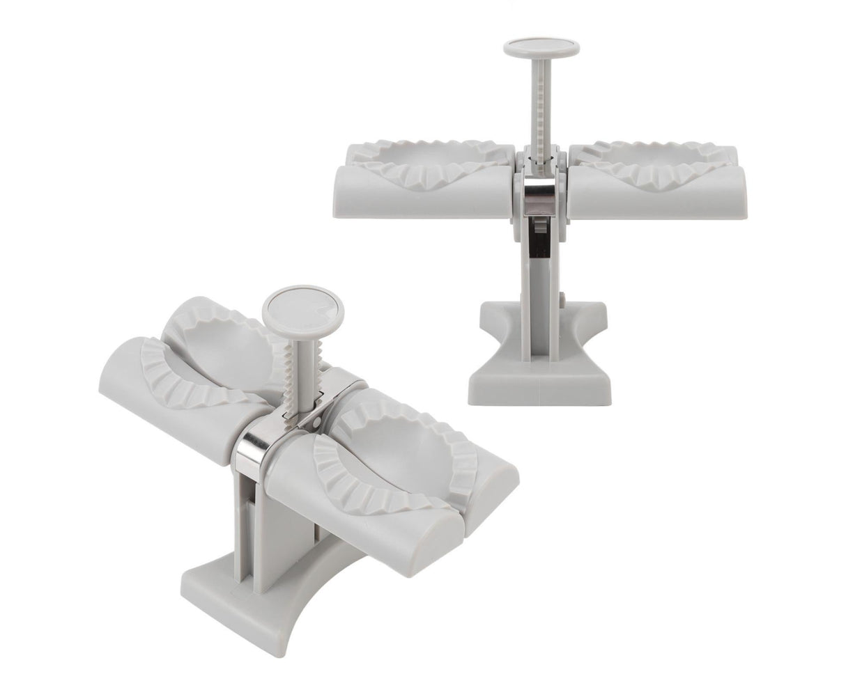 Dumpling Mold Machine Automatic ABS and Stainless Steel Double Head Dumpling Maker for Home Kitchen