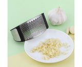 Garlic Grater Stainless Steel Manual Garlic Crusher Pressing Tool Household Kitchen Supplies