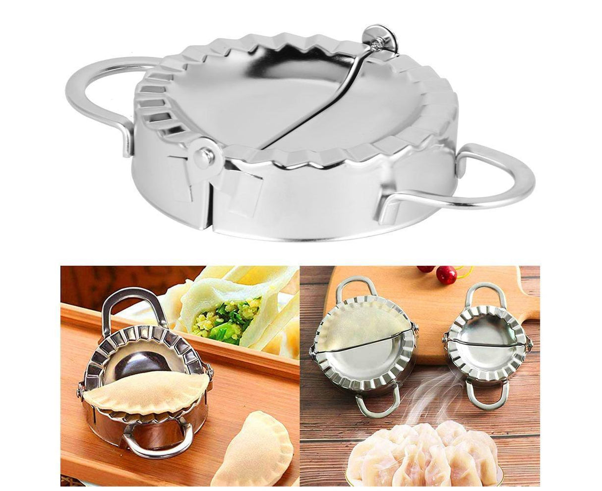 Household 304 Stainless Steel Manual Dumpling Dough Presser Maker Molds Kit Kitchen Utensils