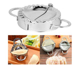 Household 304 Stainless Steel Manual Dumpling Dough Presser Maker Molds Kit Kitchen Utensils