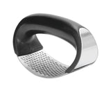 Stainless Steel Garlic Press Mincer Crusher with Cleaning Brush and Garlic Peeler Kitchen Tool