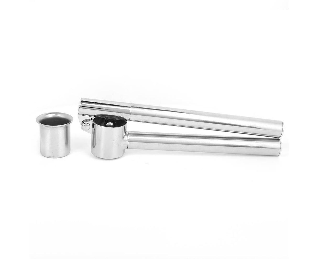 Stainless Steel Manual Food Garlic Press Crusher Mincer Squeezer Household Kitchen Utensils