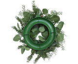 Artificial Christmas Wreath for Front Door Xmas Red Berry Wreath with Pine Needles Cones Winter Eucalyptus Wreath Christmas Decorations - 30CM