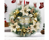 Christmas Wreath Door Wreath Outdoor Winter Wreaths for Front Door Outside Holiday Wreaths Indoors Office Door with Lights Large Wreath Welcome Wreaths