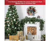Christmas Wreath for Car, Truck or Festival Decoration LED Artificial Christmas Car Wreath - 25cm