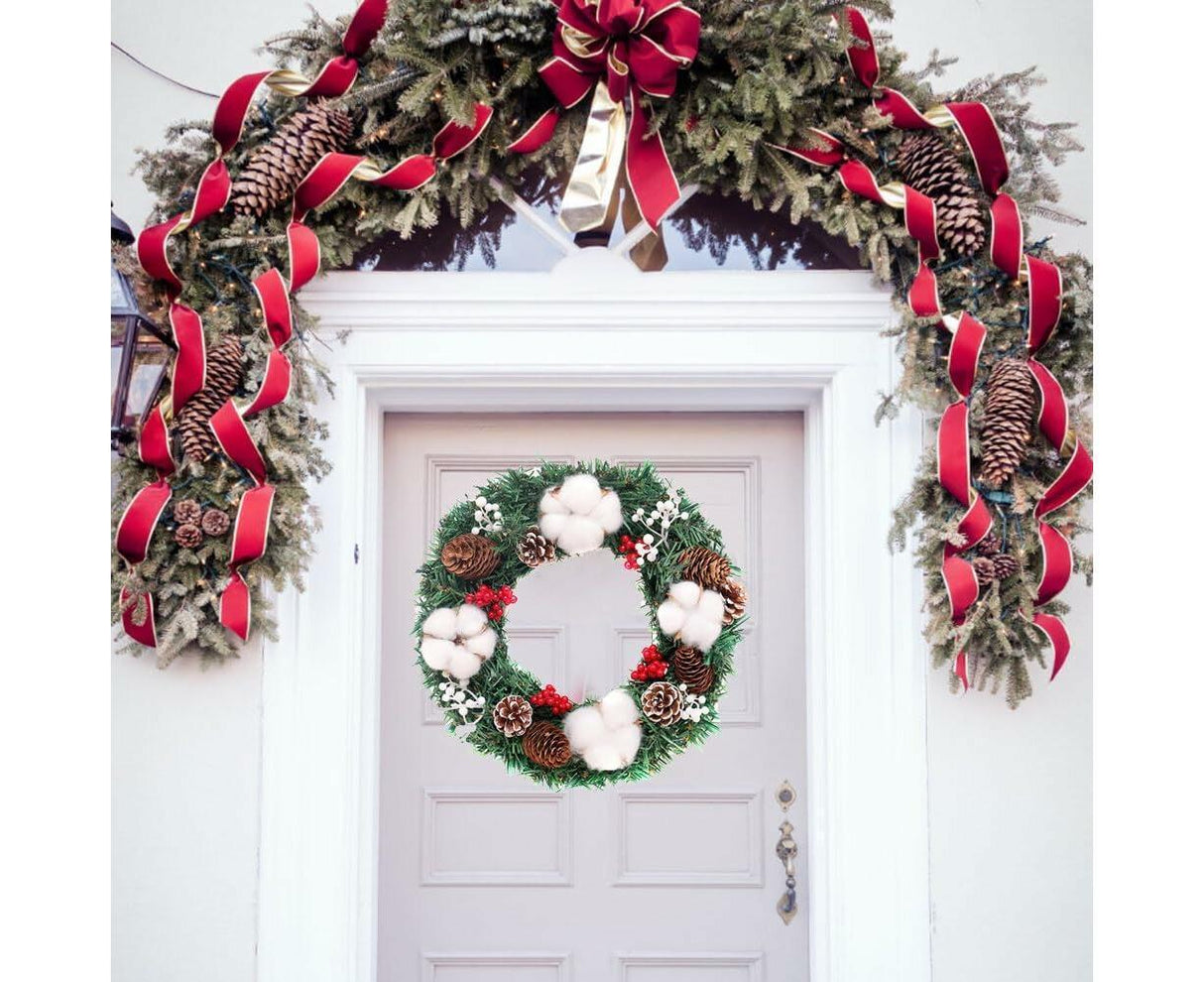 30cm Christmas Wreath 30cm, Christmas decorations, artificial Christmas garland, Christmas ornament