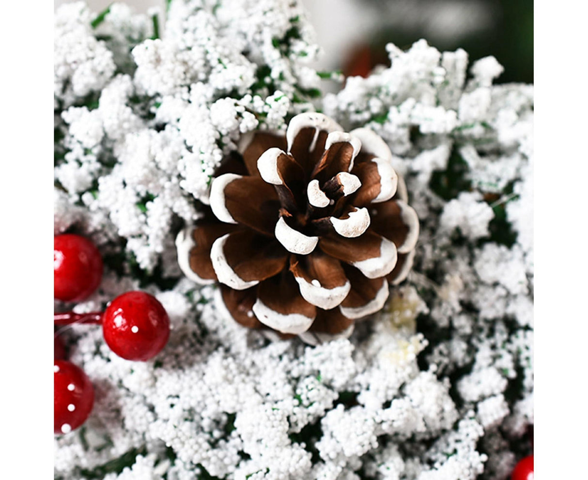 32cm Christmas Wreath, Christmas Garlands, Christmas Decoration, Artificial Pine Cones Wreath