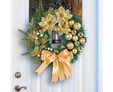 40cm Nativity Scene Christmas Wreath, Christmas Decorations, Artificial Christmas Wreath