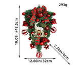 48cm Christmas Wreath, Christmas Decorations, Artificial Christmas Garland, Christmas Wall Elk Wreath