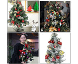 32 Christmas Tree Decoration Balls Christmas Tree Decoration Gift Box Christmas Tambourine Letter