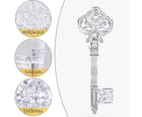 Christmas Decorations Ornaments Set,Clear Icicle Drops Hanging Christmas Tree Decorations Pendants For Xmas New Year Party