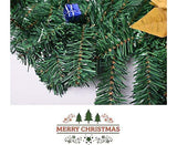 Christmas Wreath Decoration 8.9 Ft Christmas Wreath Artificial Tree Wreath, Suitable for Outdoor and Indoor Non-light Green