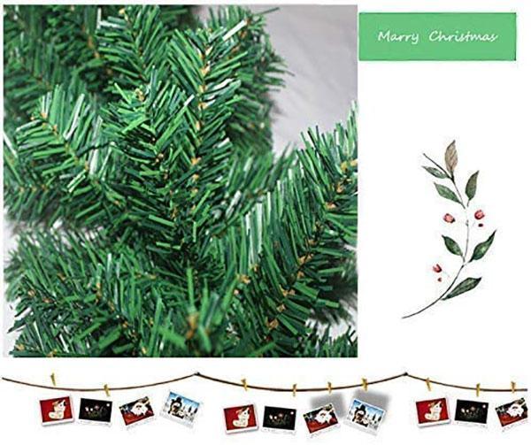 Christmas Wreath Decoration 8.9 Ft Christmas Wreath Artificial Tree Wreath, Suitable for Outdoor and Indoor Non-light Green