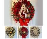 Christmas Wreath Vintage Easy Christmas Wreath for Home 40cm