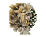 Christmas Wreath Vintage Easy Christmas Wreath for Home 40cm