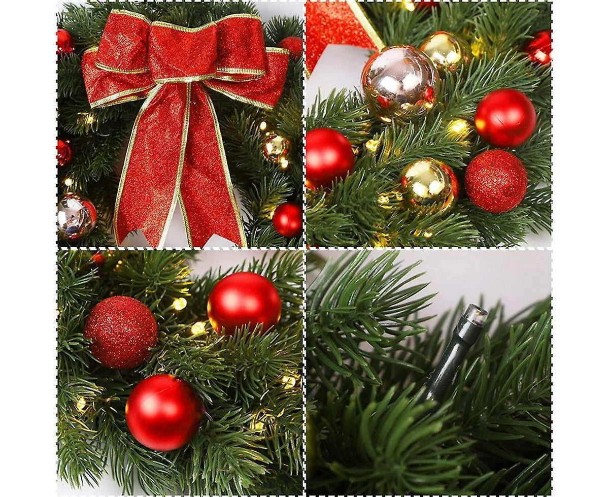 Christmas Wreath With Led And Gate Wreath Christmas Wreath Christmas Wreath Outdoor Christmas 30cm