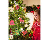Wooden Christmas Decoration, 100pcs Wooden Christmas Tree Decoration,Christmas Decoration For Babies