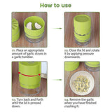 Manual Garlic Crusher, Garlic Twist Crusher Press, Plastic Garlic Press, Crusher Garlic, Practical Kitchen Tool
