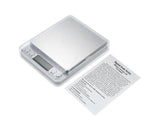 3000g/0.1g Accurate Kitchen Scale High-precision Jewelry Scale Mini Food Scale Electric Kitchen Scale with Two Trays Kitchen Baking Scale