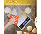 Kitchen Scale Durable Lightweight Electronic Scale Stainless Steel Fast Digital Weight Measure Tool