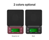 Digital Kitchen Scale Food Scale Coffee Scale with Timer and Tare 3kg/0.1g Accurate Electric Kitchen Scale with Large LCD 5 Units