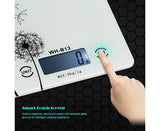 5KG/1G Accurate Touch Screen LCD Backlight Digital Kitchen Food Scale G/LB/OZ Electronic Weight Balance for Baking Cooking Tare Function - White Variant Size Value white
