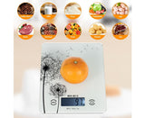 5KG/1G Accurate Touch Screen LCD Backlight Digital Kitchen Food Scale G/LB/OZ Electronic Weight Balance for Baking Cooking Tare Function - White Variant Size Value white