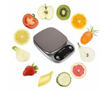 Kitchen Scale Multifunction Digital Stainless Steel Liquid Crystal Kitchen Scale with High Accuracy Range from 1g/0.035oz to 10kg 21*15.5*3cm