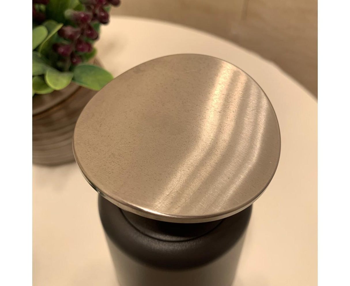 Bathroom Kitchen Lotion Shampoo Liquid Soap Dispenser Plastic Storage Bottle-Black