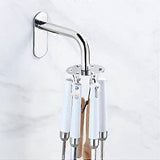 Kitchen Utensil Holder 360 Rotating Storage Hook, 8 Under Cabinet Hooks Kitchen Utensil