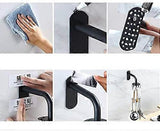 Kitchen Utensil Holder 360 Rotating Storage Hook, 8 Under Cabinet Hooks Kitchen Utensil