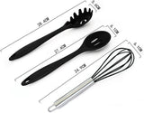 Kitchen Utensils Silicone Set, Bpa-free Silicone Kitchen Utensil Set, Dishwasher secure, Non-stick