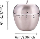 Mechanical Kitchen Timer Kitchen Timer 60 Minute Countdown Apple Shape Multifunction Kitchen Timer