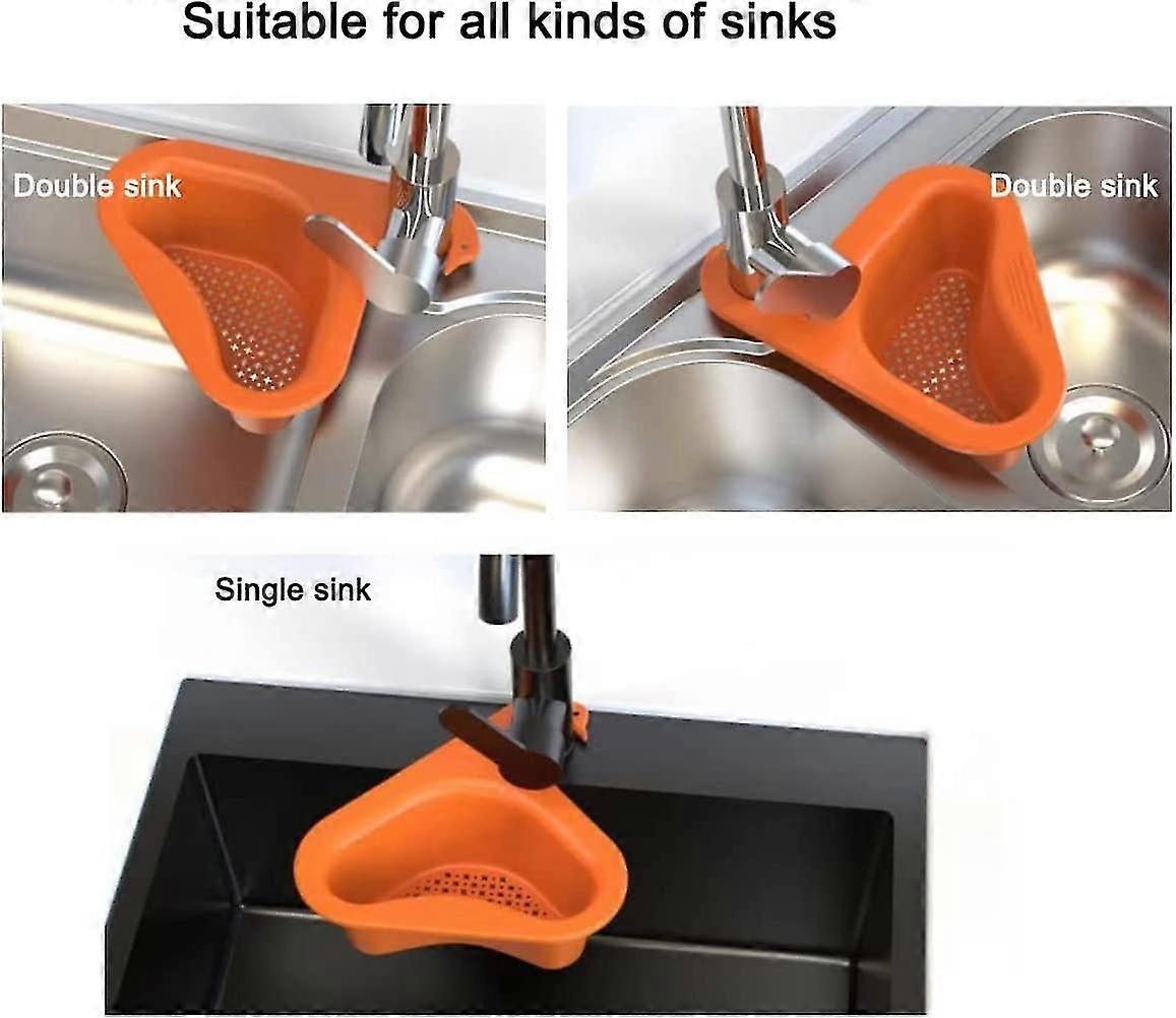 Multifunctional Kitchen Triangle Sink (Yellow)