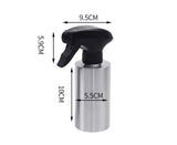 250/350ml Stainless Steel Oil Sprayer Dispenser Bottle Kitchen Cooking Tool-Silver 250ml