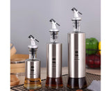 200/350/500ml Stainless Steel Oil Vinegar Bottle Dispenser Cruet Kitchen Gadget-200ML