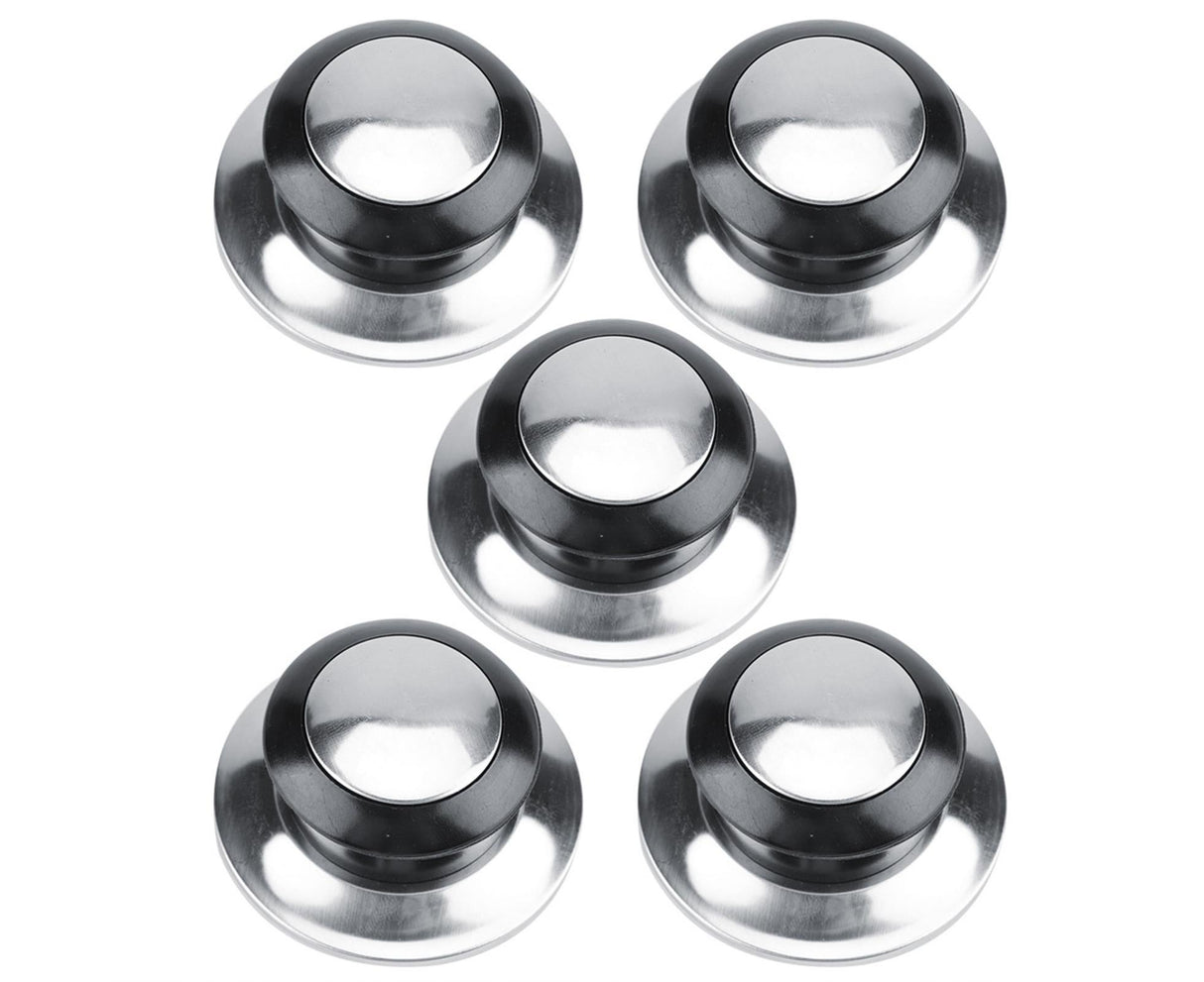 5pcs Heat-Resistant Pot Pan Lids, Knob Lifting Handle, Kitchen Cookware Replacement