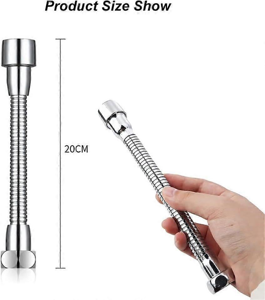 20CM Faucet Extender, Kitchen Sink Faucet Extender, Kitchen Faucet Extension, Faucet Sprayer Extension, 360 Kitchen Faucet Extension, Flexible Kit