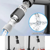 Faucet Nozzle, Kitchen Faucet Nozzle, 360 Swivel Faucet Aerator Kitchen Faucet Nozzle, 2 Modes Large Rotatable Kitchen Faucet Nozzle, For Kitchen