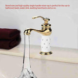 Basin Mixer Tap with Other Accessories Solid Brass Bathroom Sink Faucet Modern Design Chrome Lacquered Copper Bathroom Faucets (Gold)