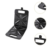 Triangle Waffle Maker with Handle - Portable Nonstick Waffle Iron for Home & Restaurant