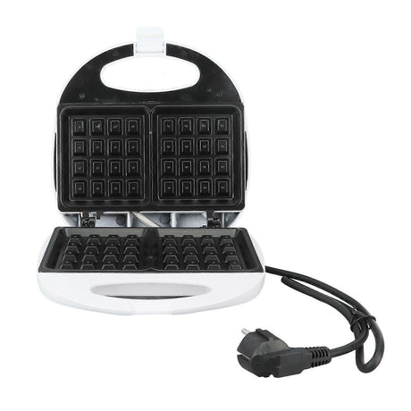 750W Mini Waffle Maker - Nonstick Aluminum Alloy Waffle Iron for Breakfast, Easy to Use